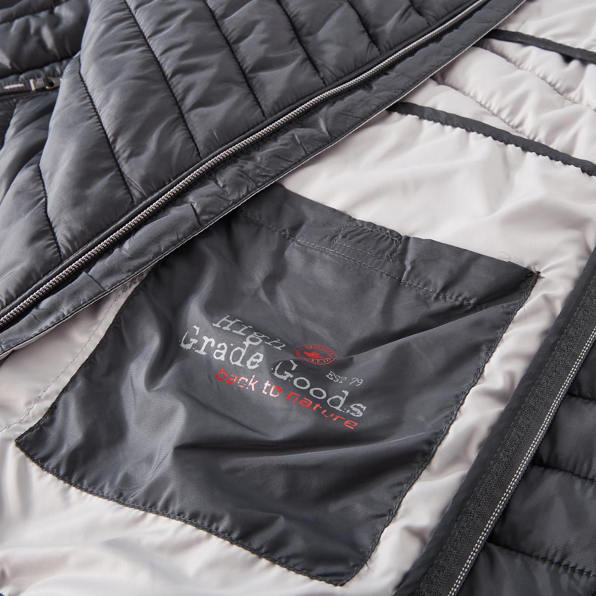 Redpoint Federleichte Steppjacke "Walker" grau
