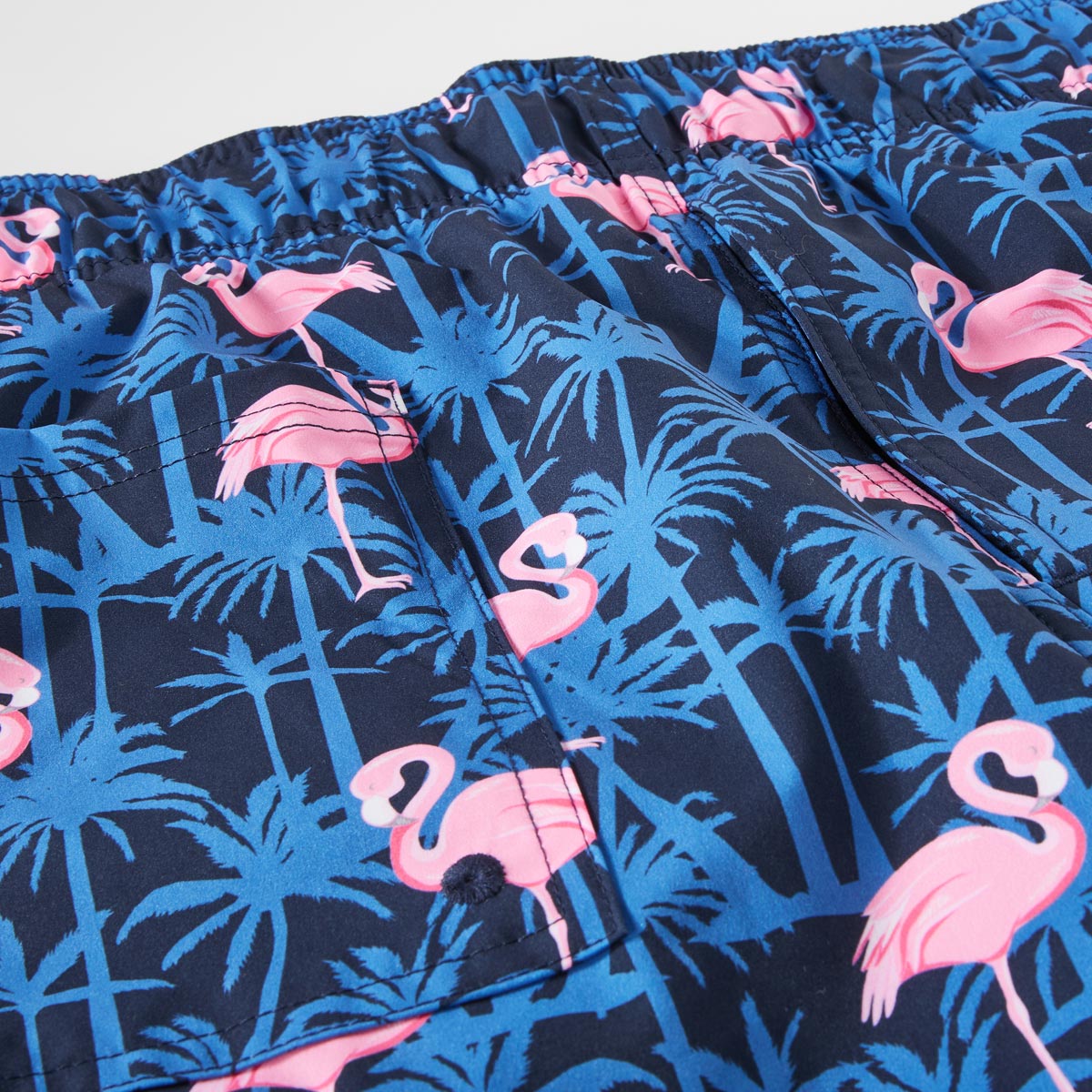 Jack&Jones Badeshorts mit Allover-Muster blau