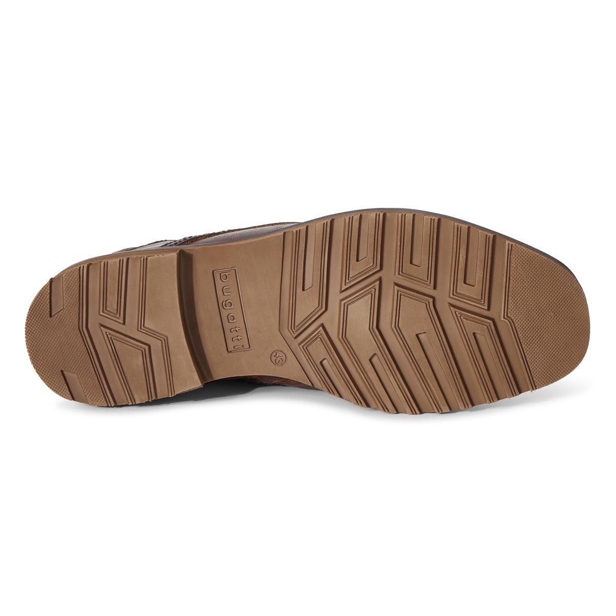 bugatti Schnürstiefel mit Reißverschluss braun