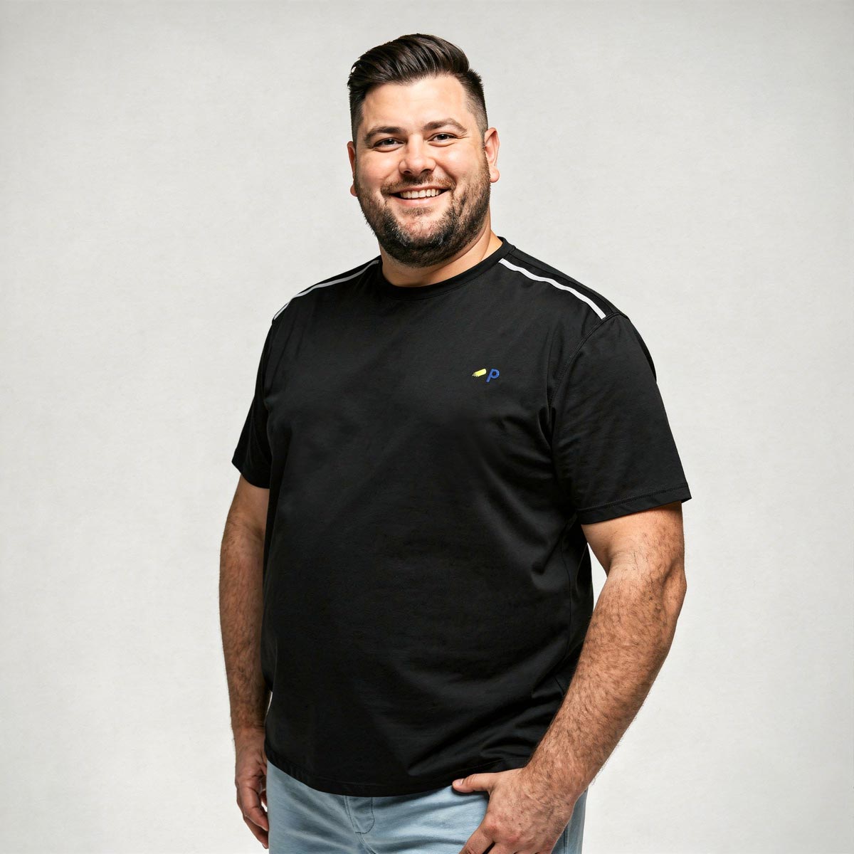 Pfundskerl p ACTIVE Funktionshirt, schnelltrocknend und leicht schwarz