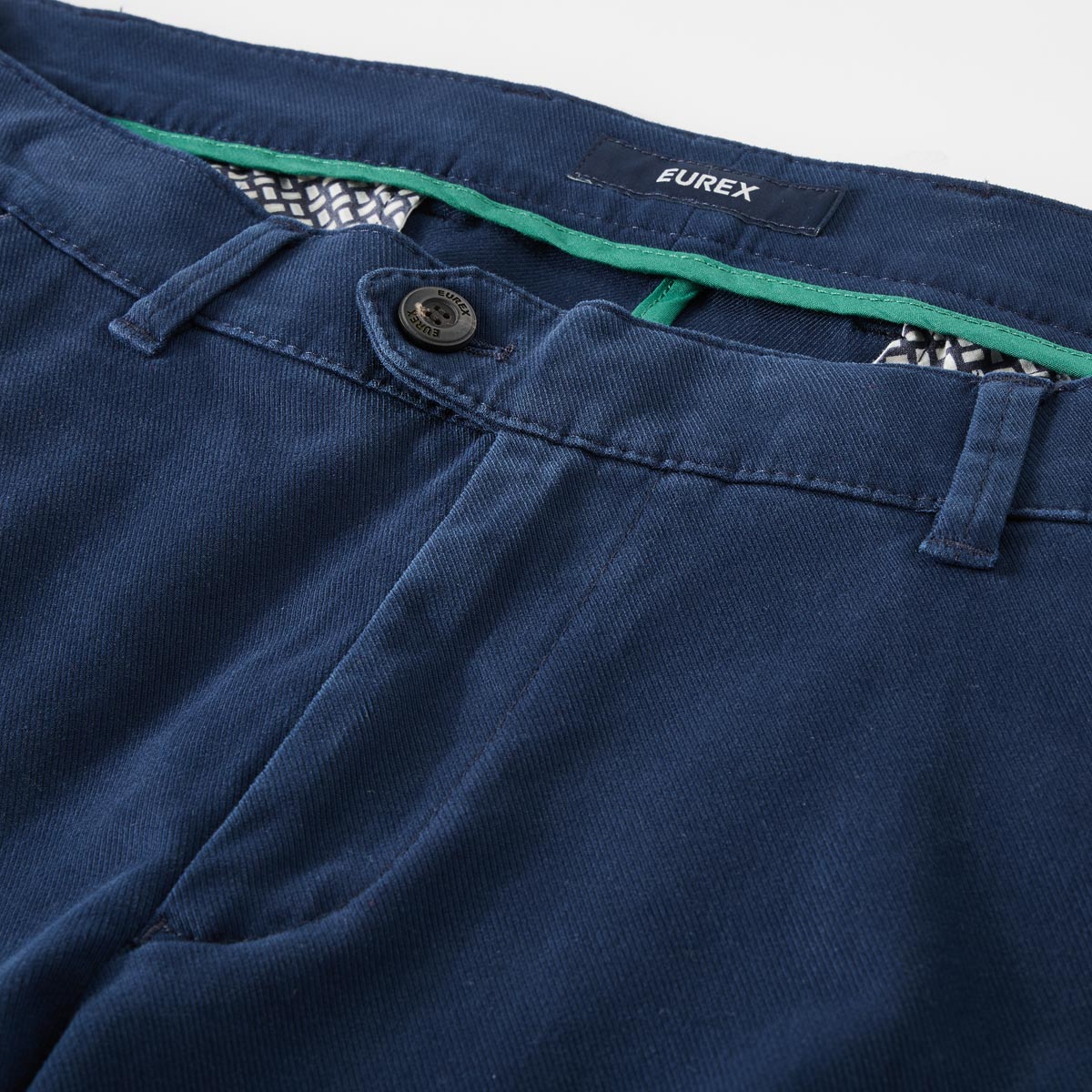 EUREX Chino „John“ mit Stretch blau