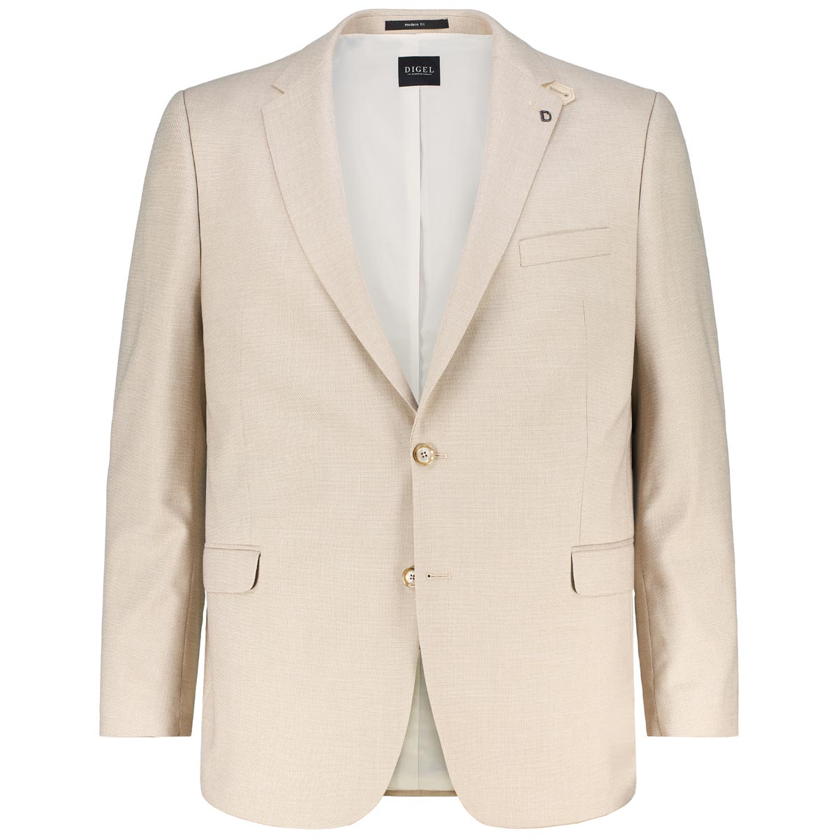 Stretch-Sakko mit feiner Musterung 