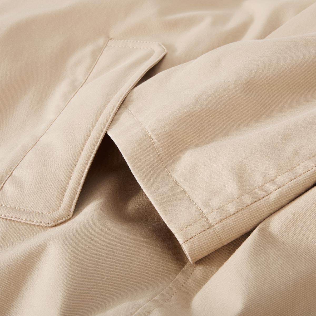 bugatti Kurzmantel mit Coolmax-Ausrüstung, wasserabweisend beige