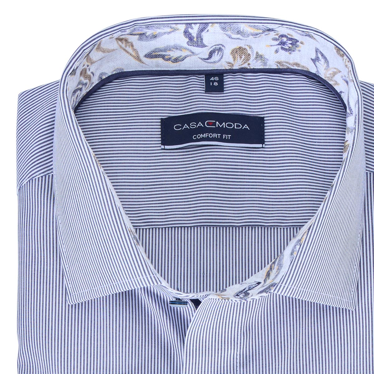 CASA MODA Bügelfreies Businesshemd, langarm blau