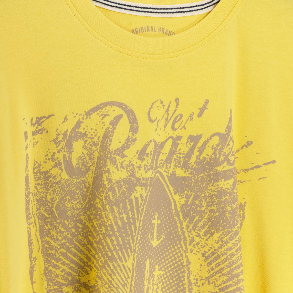 Redfield T-Shirt mit Motiv-Print gelb