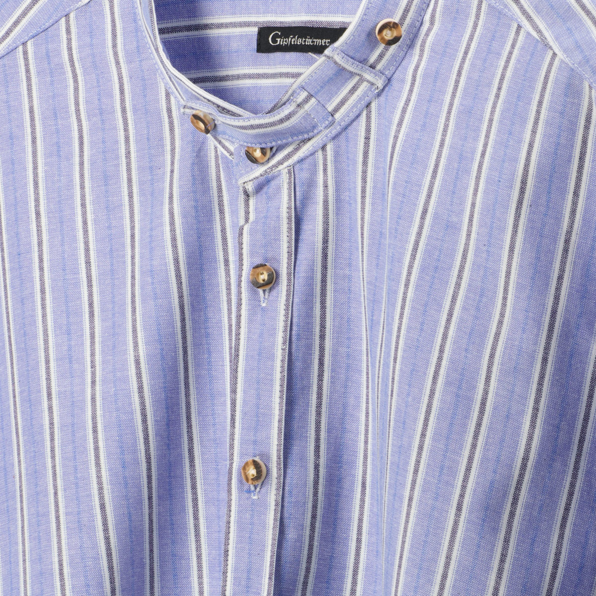 Orbis Trachtenhemd aus Baumwolle blau