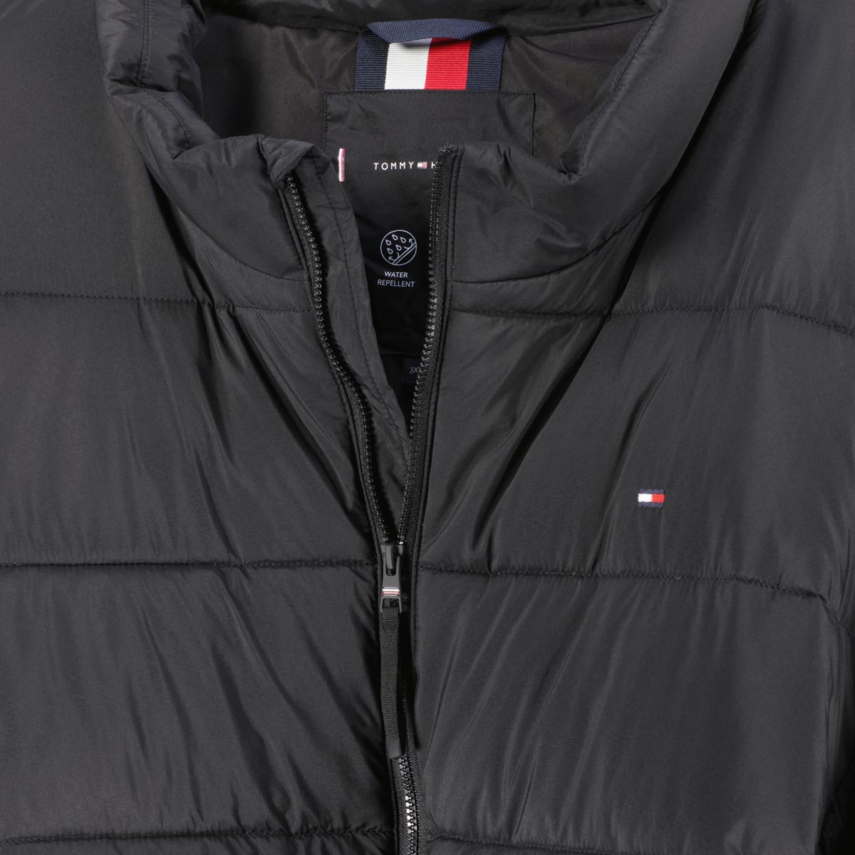 Tommy Hilfiger Wattierte Steppjacke, wasserabweisend schwarz
