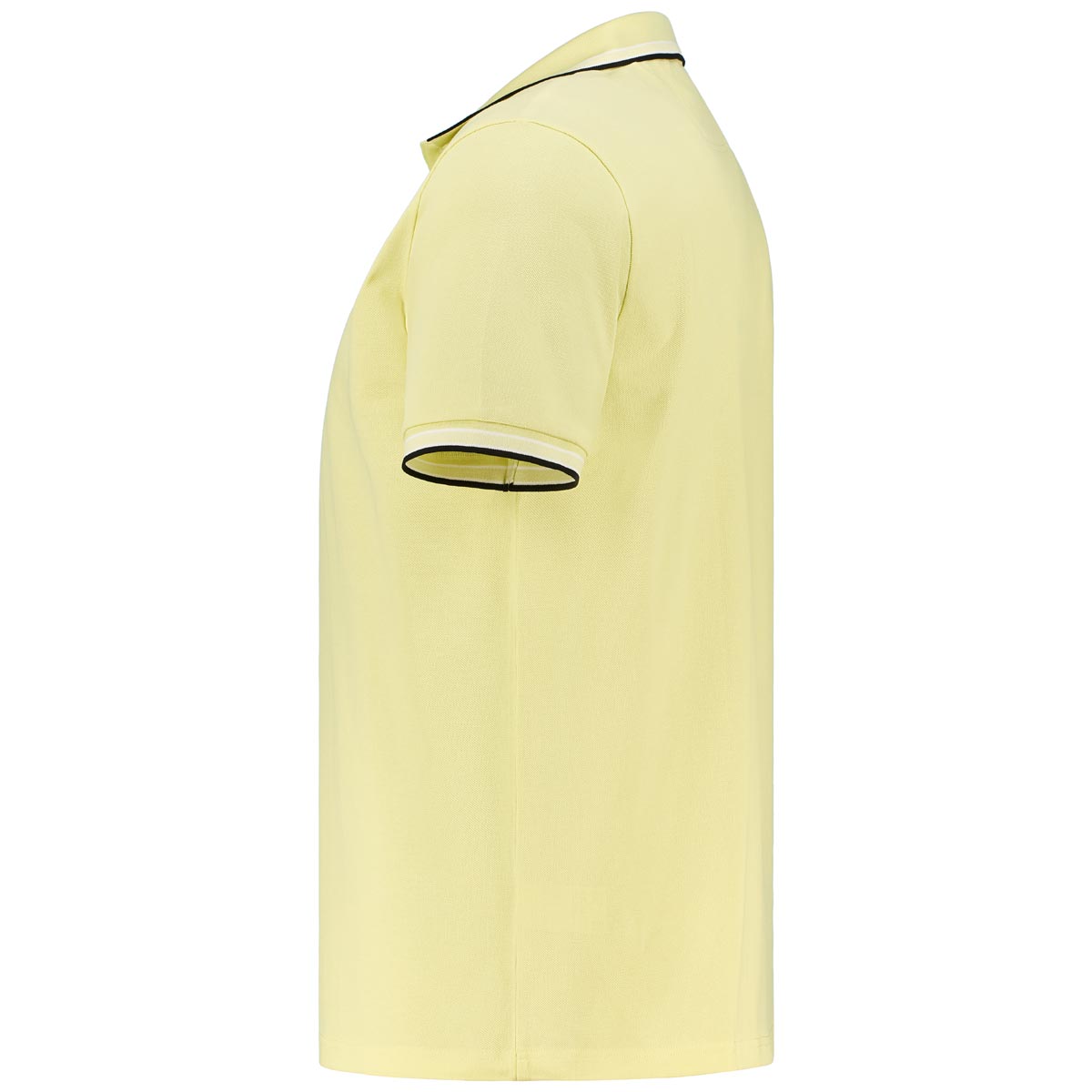 BOSS Poloshirt mit Kontrastdetails gelb