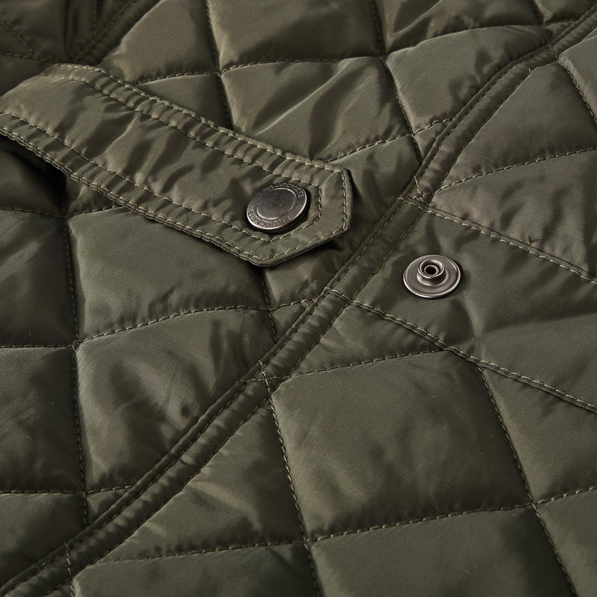 S4 Jackets Steppjacke mit Kontrastdetails, wasserabweisend grün