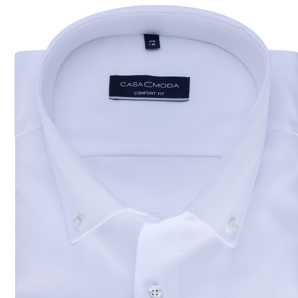 CASA MODA Bügelfreies Businesshemd, langarm weiß