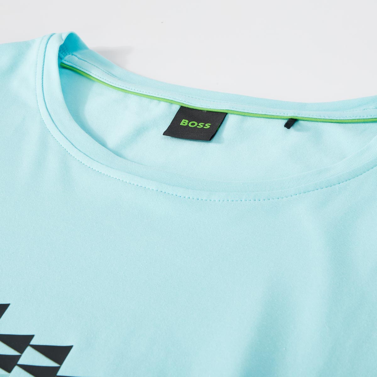BOSS T-Shirt mit Stretch blau