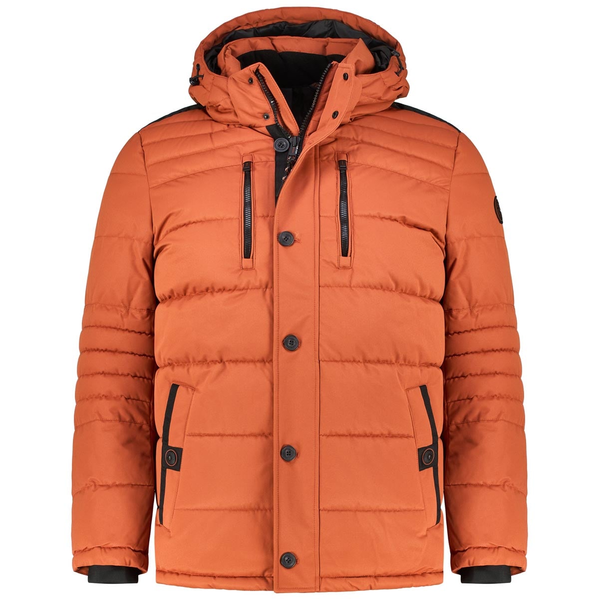 CASA MODA Wattierte Steppjacke, wasser- und windabweisend Farbe orange Größ günstig online kaufen