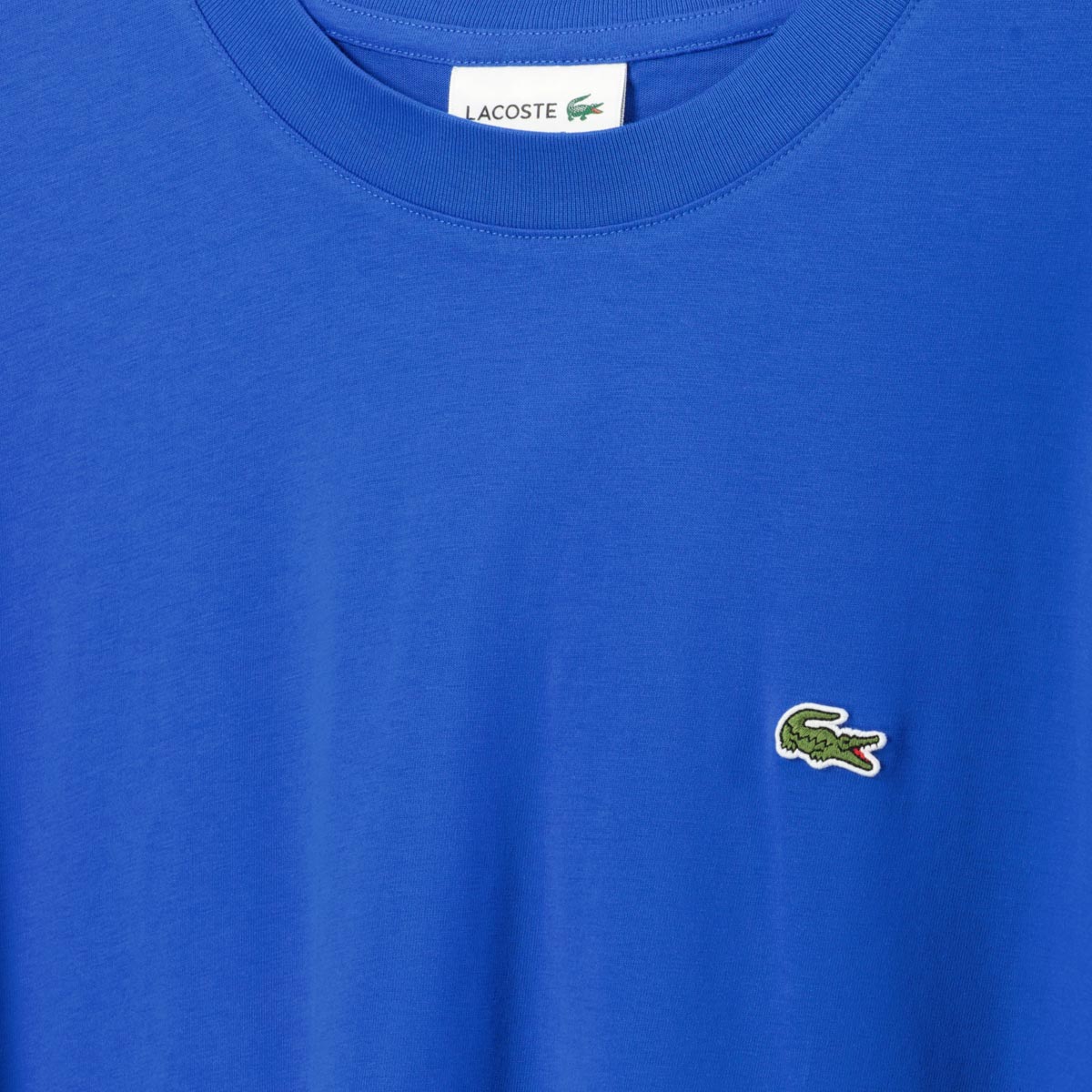 LACOSTE T-Shirt aus Baumwolle royalblau
