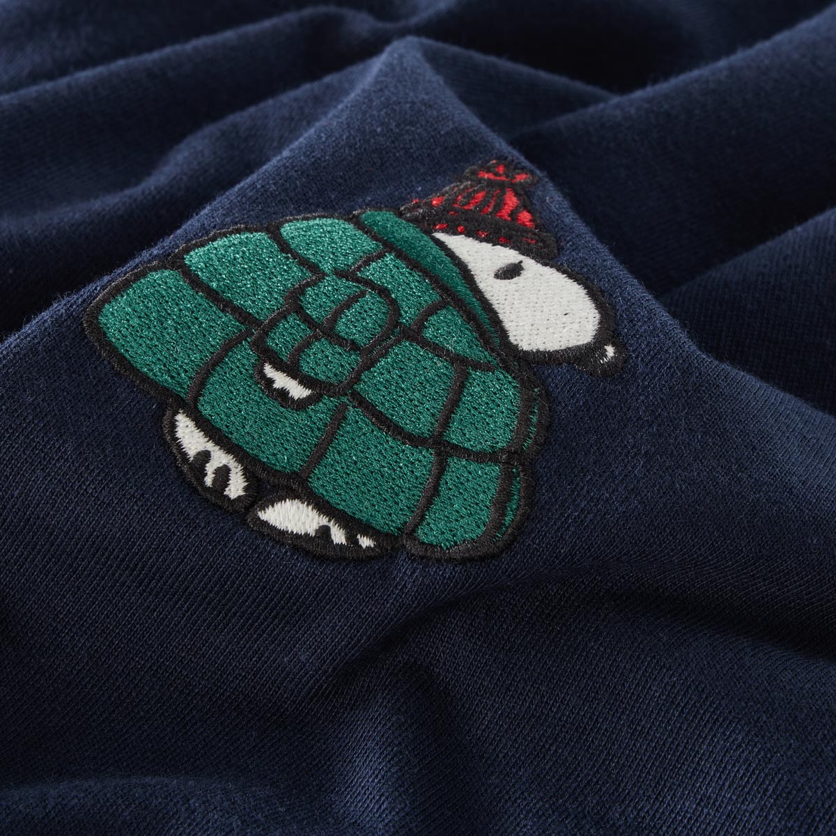 s.Oliver T-Shirt mit Stickerei dunkelblau