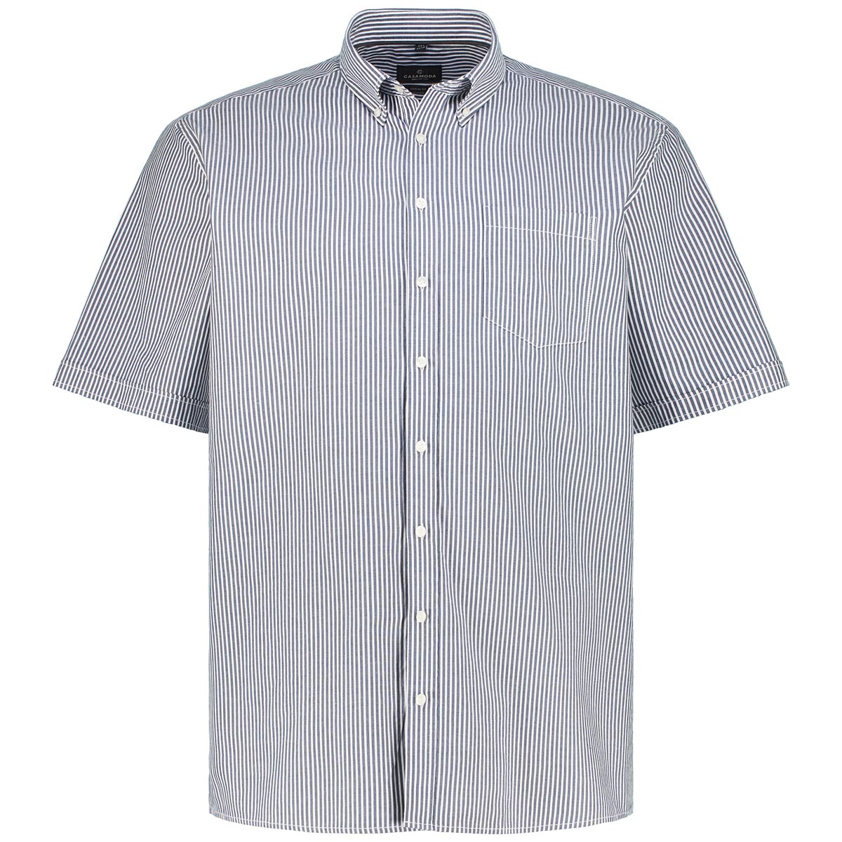 CASA MODA Freizeithemd mit Streifen Farbe jeansblau Größe: 6XL günstig online kaufen