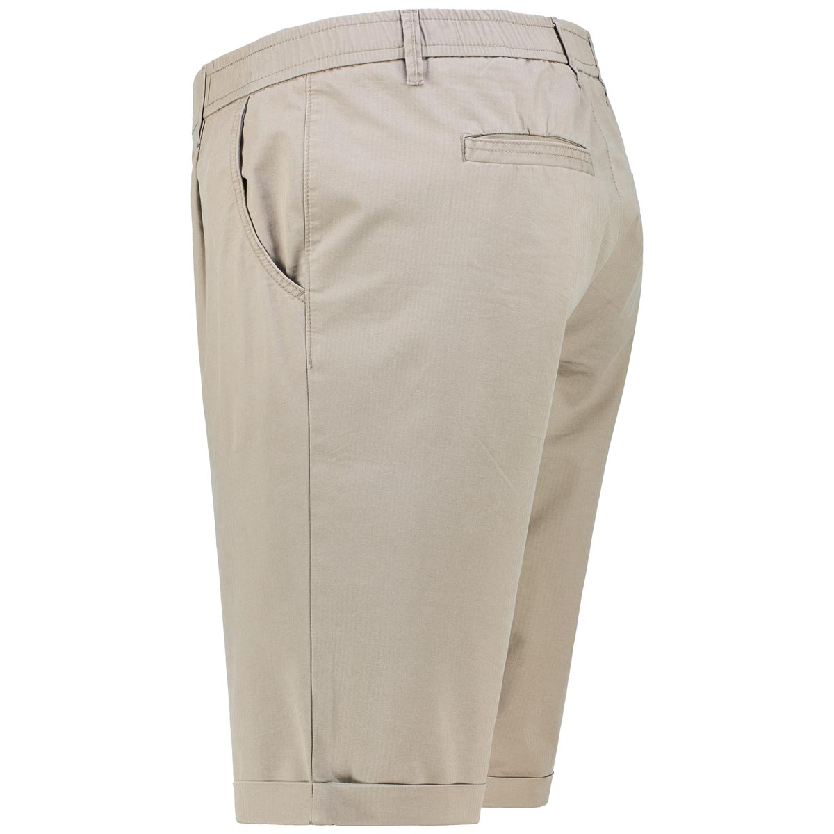 Lerros Stretch-Chino-Shorts, leicht sand