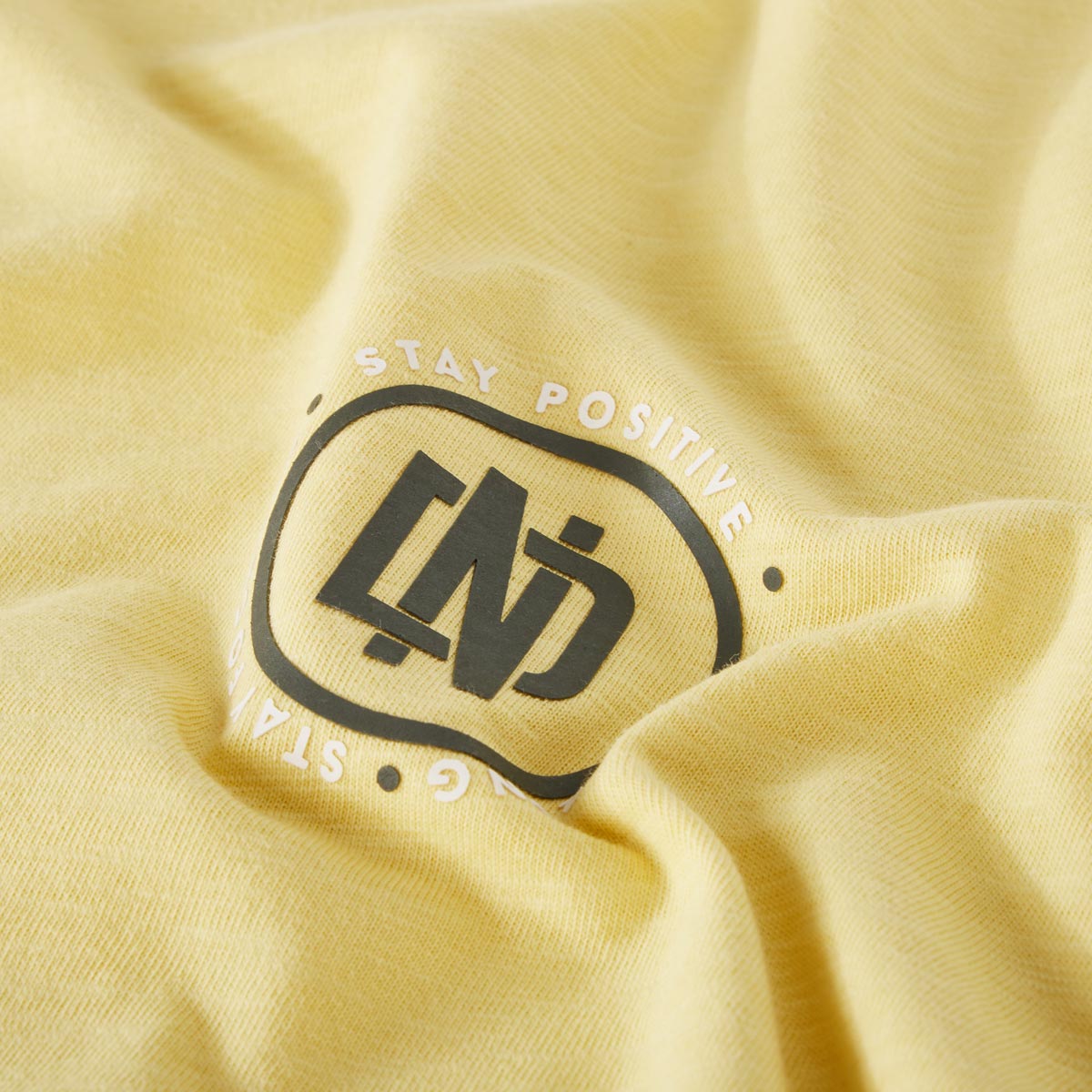 North T-Shirt aus Baumwolle gelb