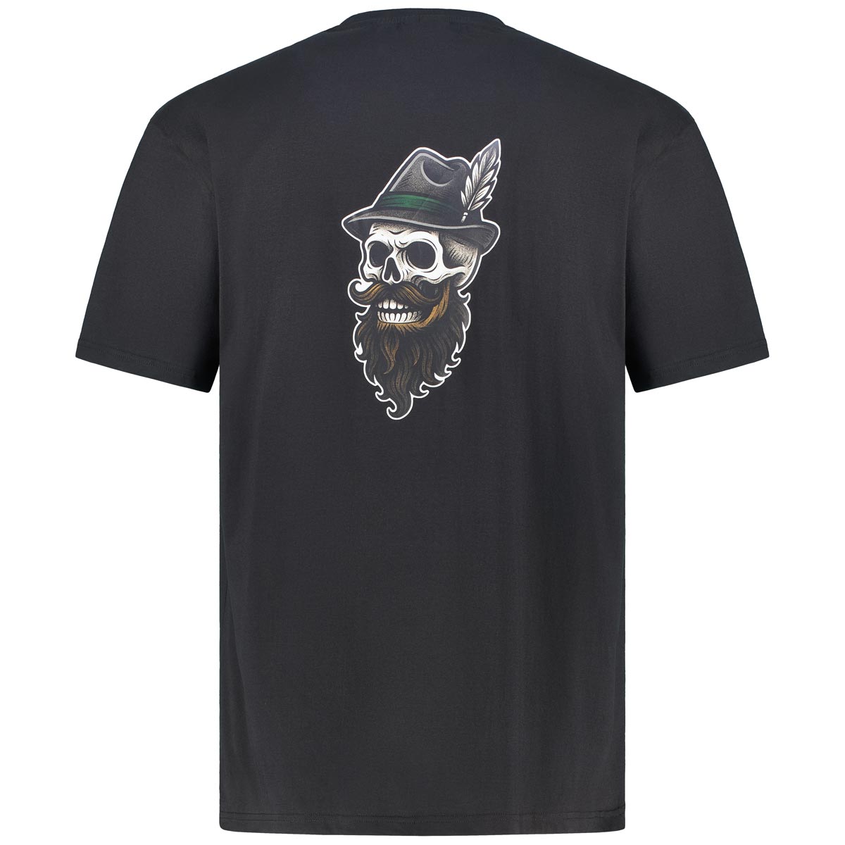 Pfundskerl T-Shirt mit Rückenprint schwarz