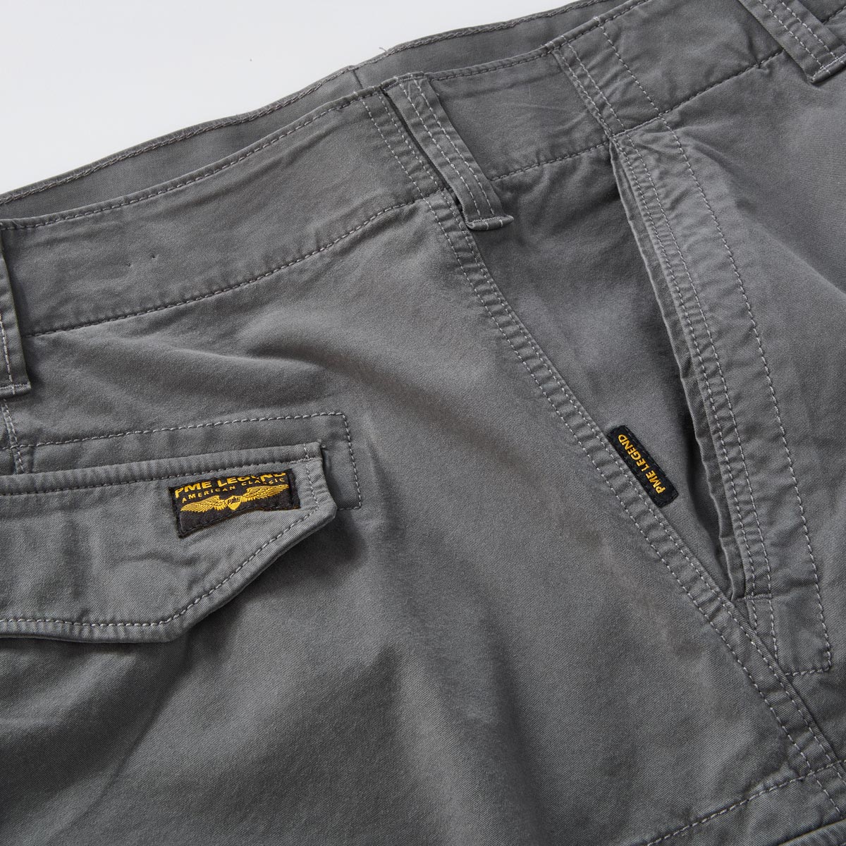 PME LEGEND Stretch-Cargo-Shorts "Nordtrop" grau