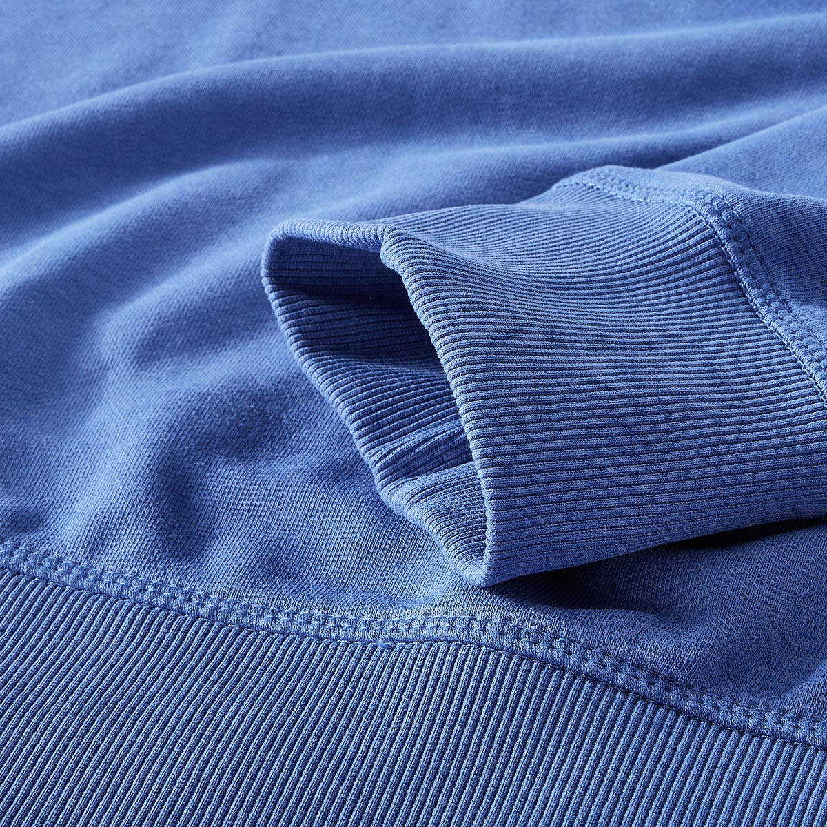 s.Oliver Sweatshirt aus Baumwollmischung blau