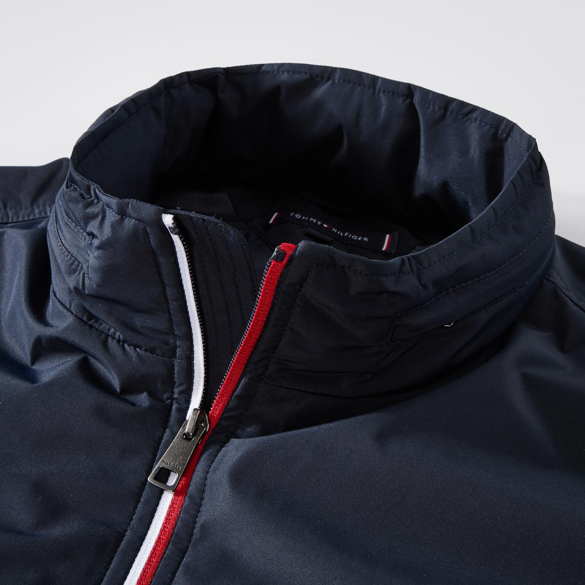Tommy Hilfiger Blousonjacke im Material-Mix marine