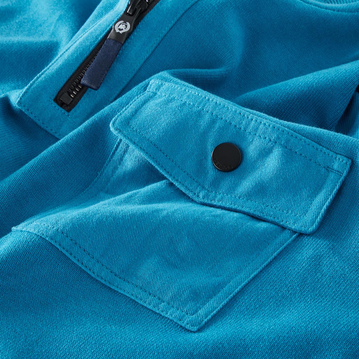 Lerros Troyer aus Baumwollmischung blau