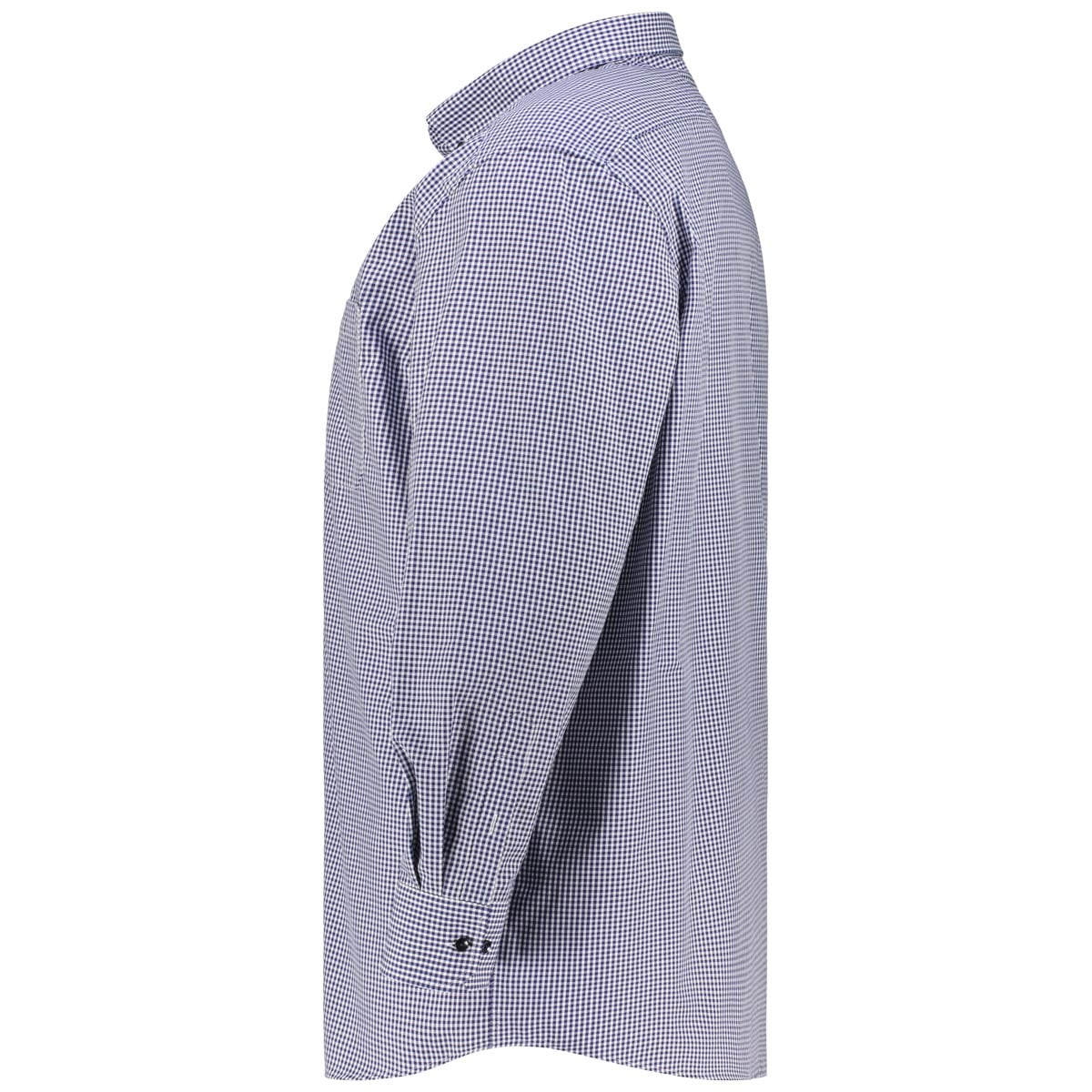 ETERNA Kariertes Businesshemd, bügelfrei, langarm blau/weiß ETERNA Kariertes Businesshemd, bügelfrei, langarm blau/weiß