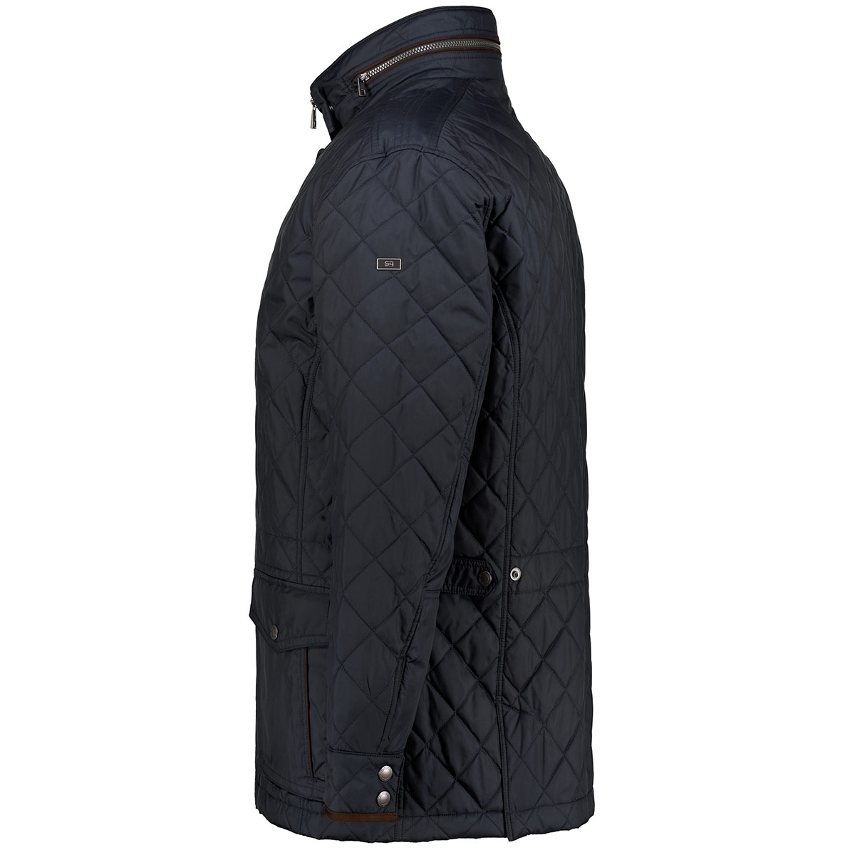 S4 Jackets Steppjacke mit Kontrastdetails, wasserabweisend marine