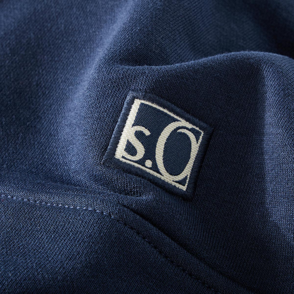 s.Oliver Sweatshirt aus Baumwollmischung blau