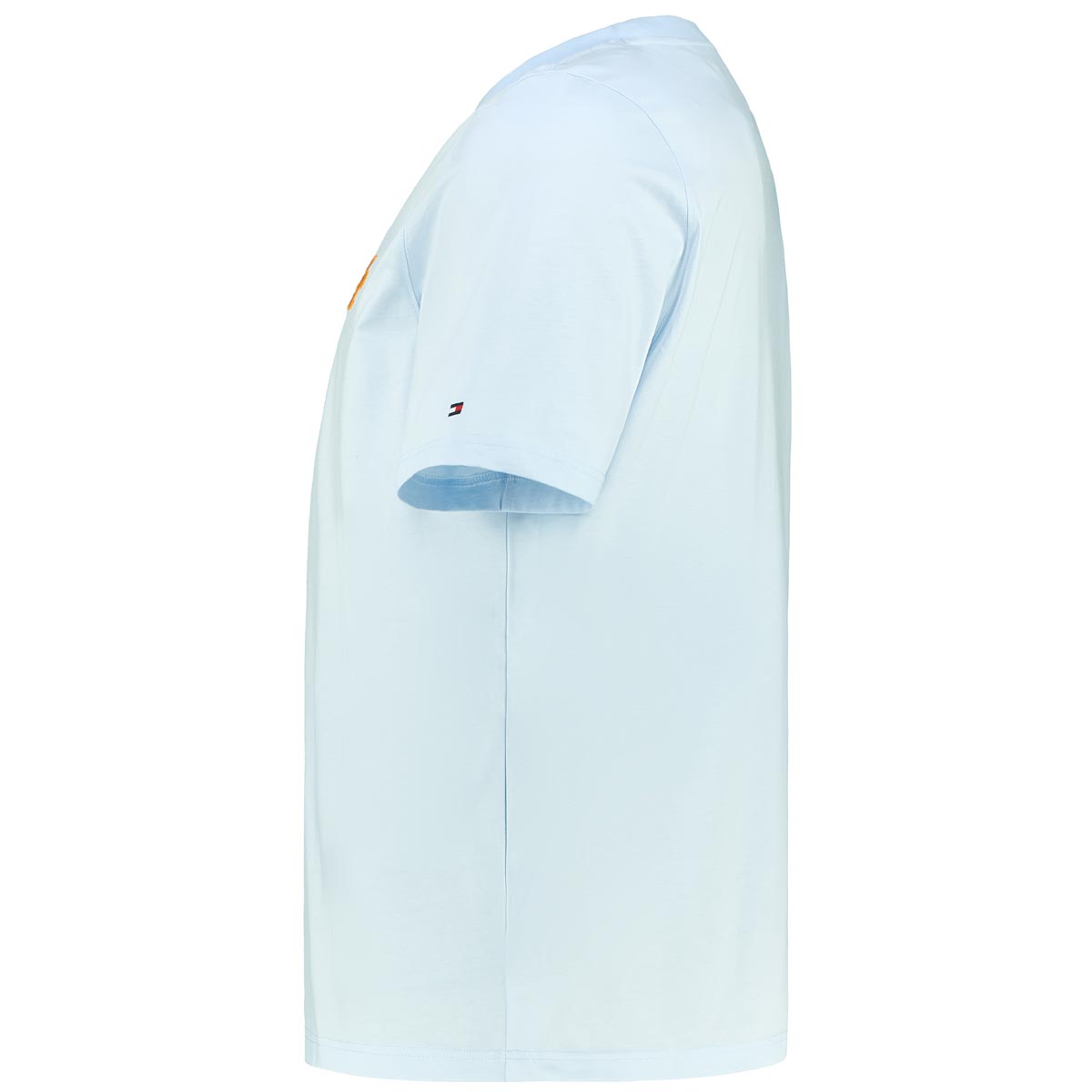 Tommy Hilfiger T-Shirt aus merzerisierter Baumwolle hellblau