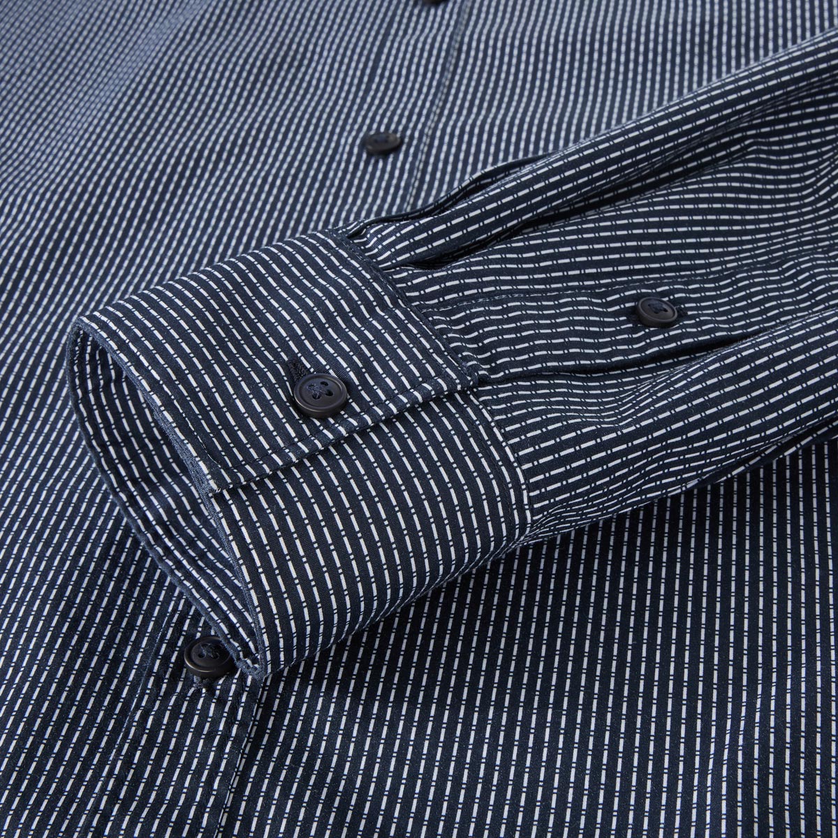 s.Oliver Freizeithemd mit Stretch blau