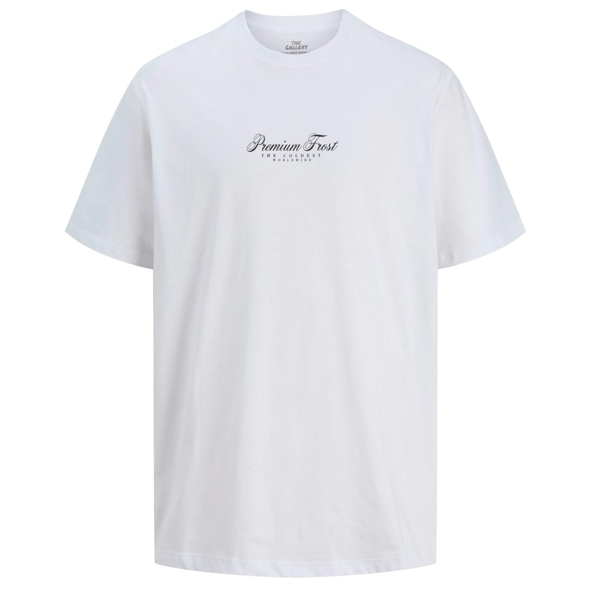 Jack&Jones T-Shirt mit Print auf Vorder- und Rückseite weiß