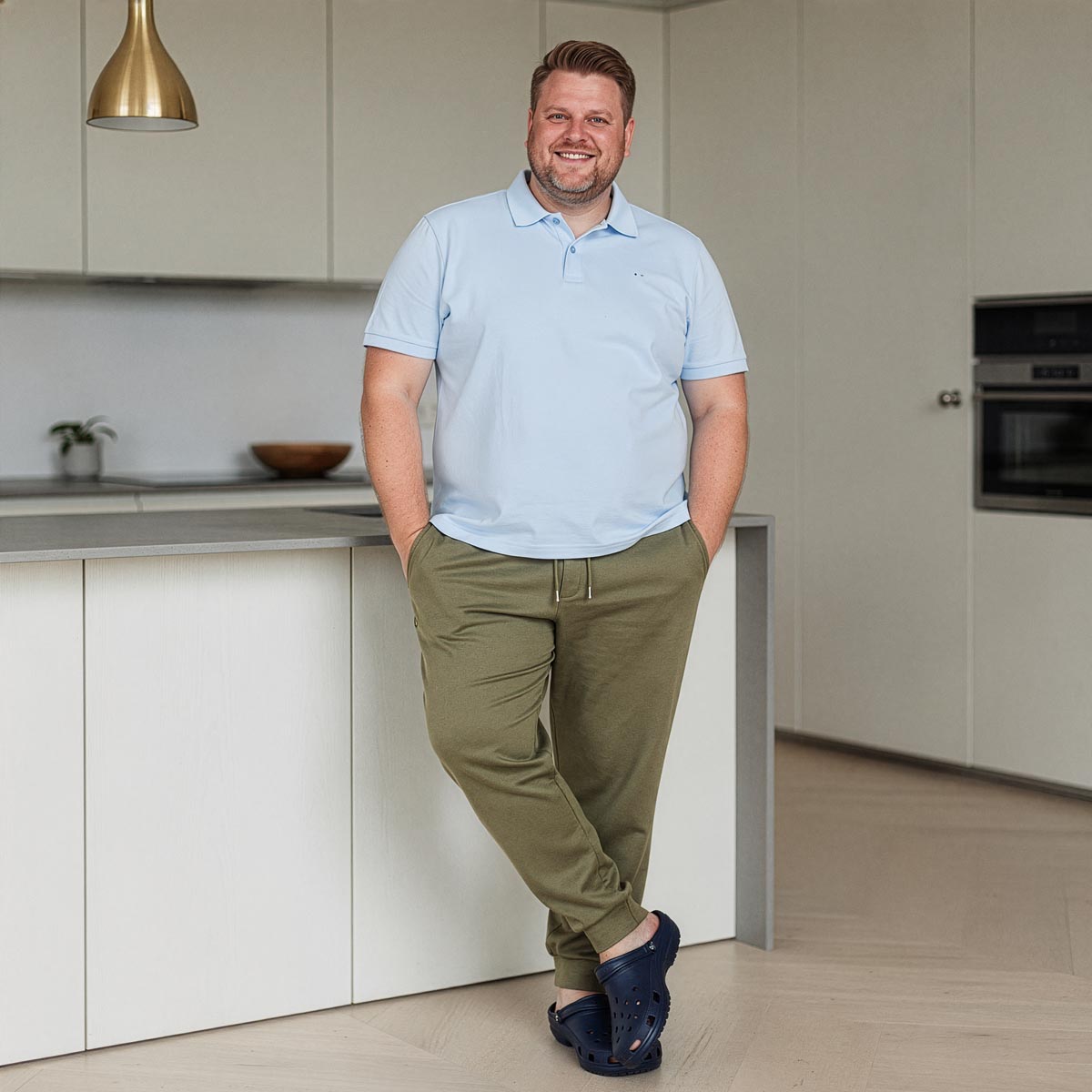 Pfundskerl Jogginghose aus Baumwollmischung oliv