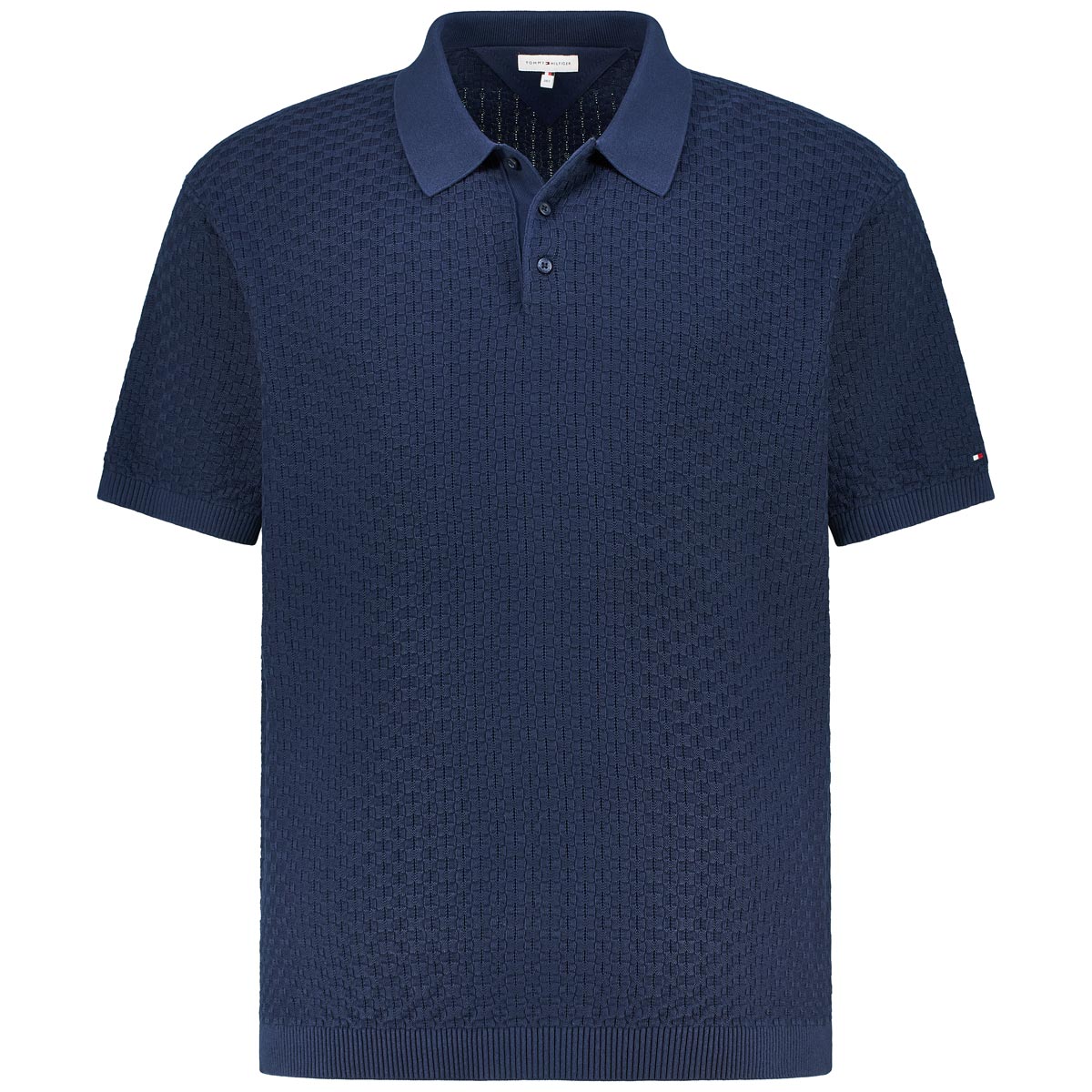 Strick-Poloshirt