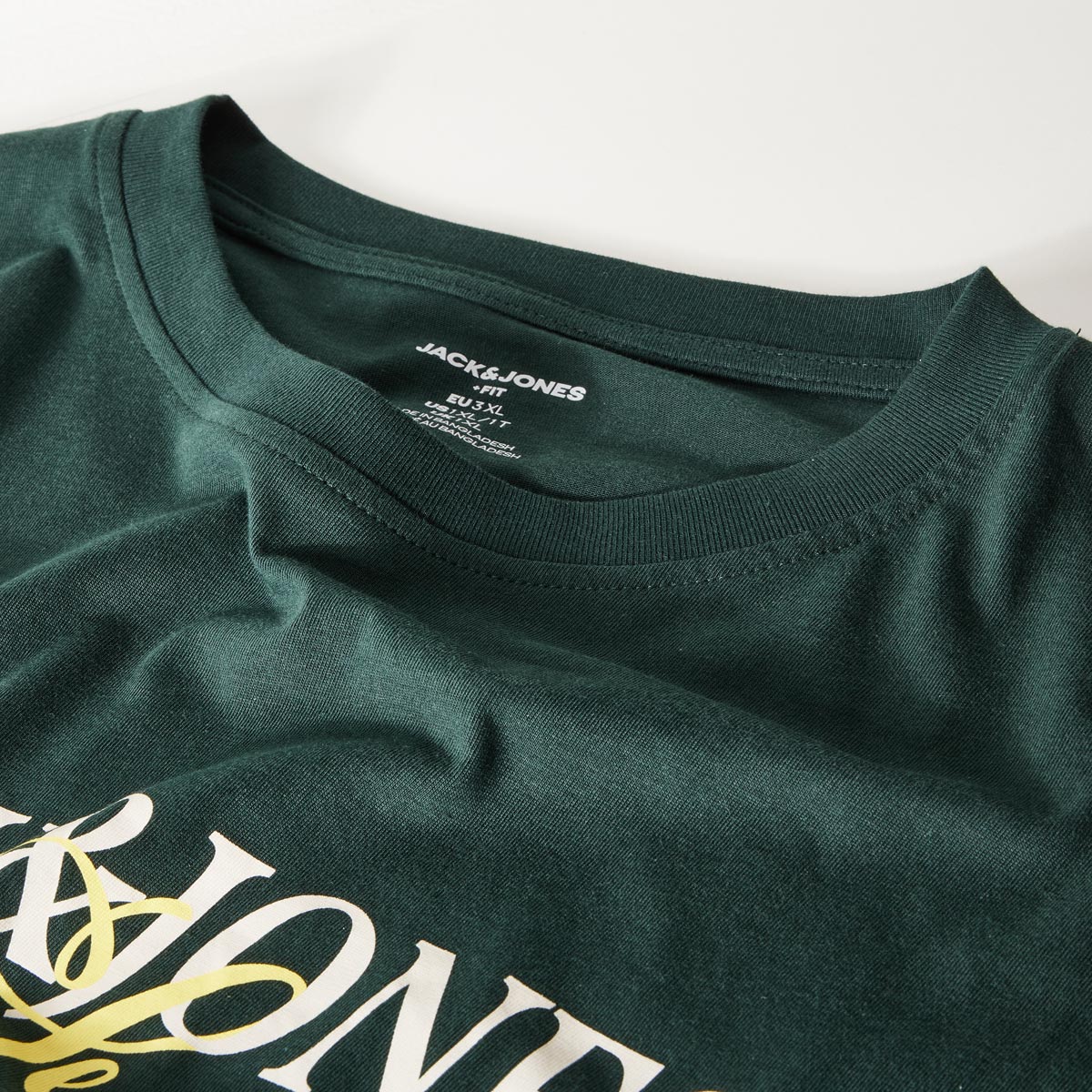 Jack&Jones Longsleeve mit Print dunkelgrün