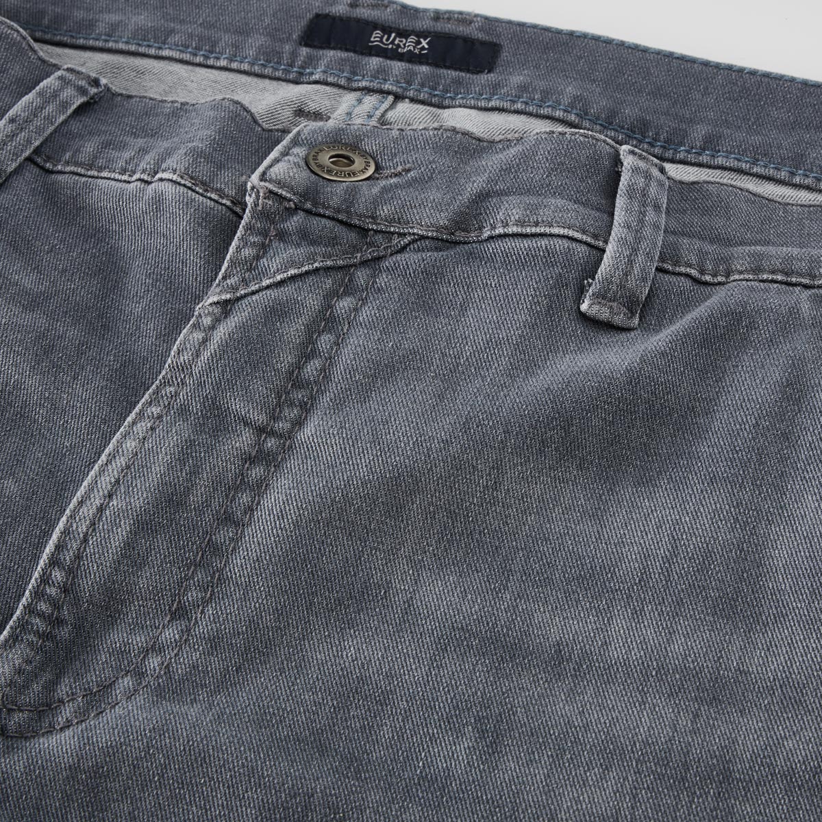 Eurex by Brax Stretch-Jeans "Luke", Tapered Fit grau