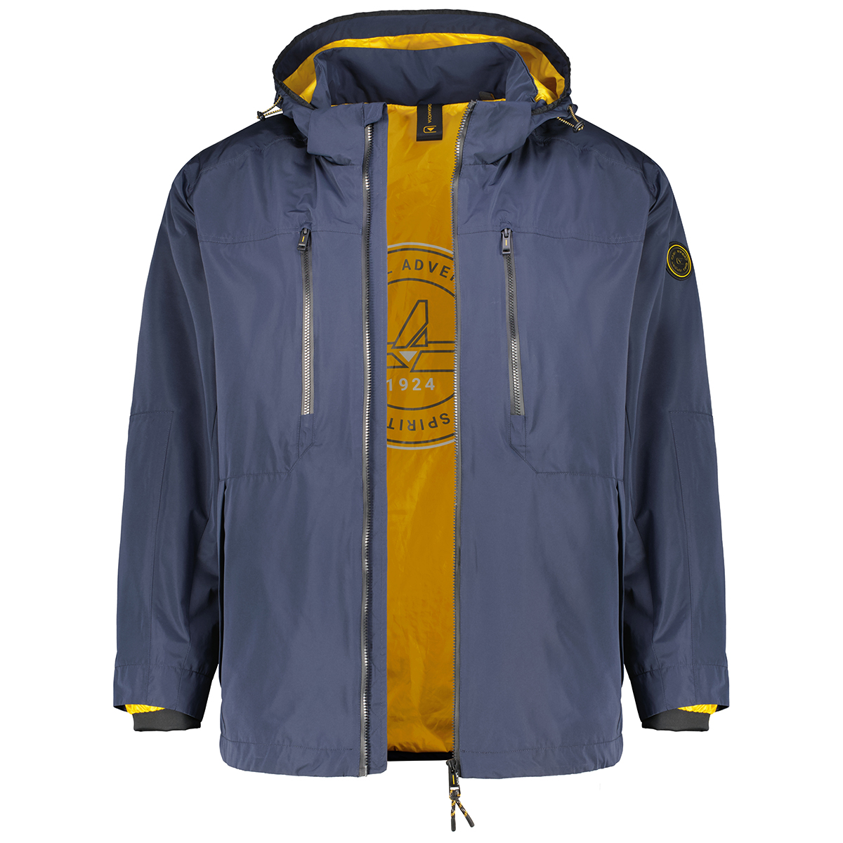 CASA MODA Funktionsjacke, wasser- und windabweisend dunkelblau