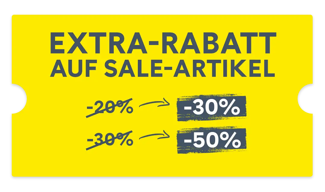 Voucher Extra-Rabatt 30% und 50%