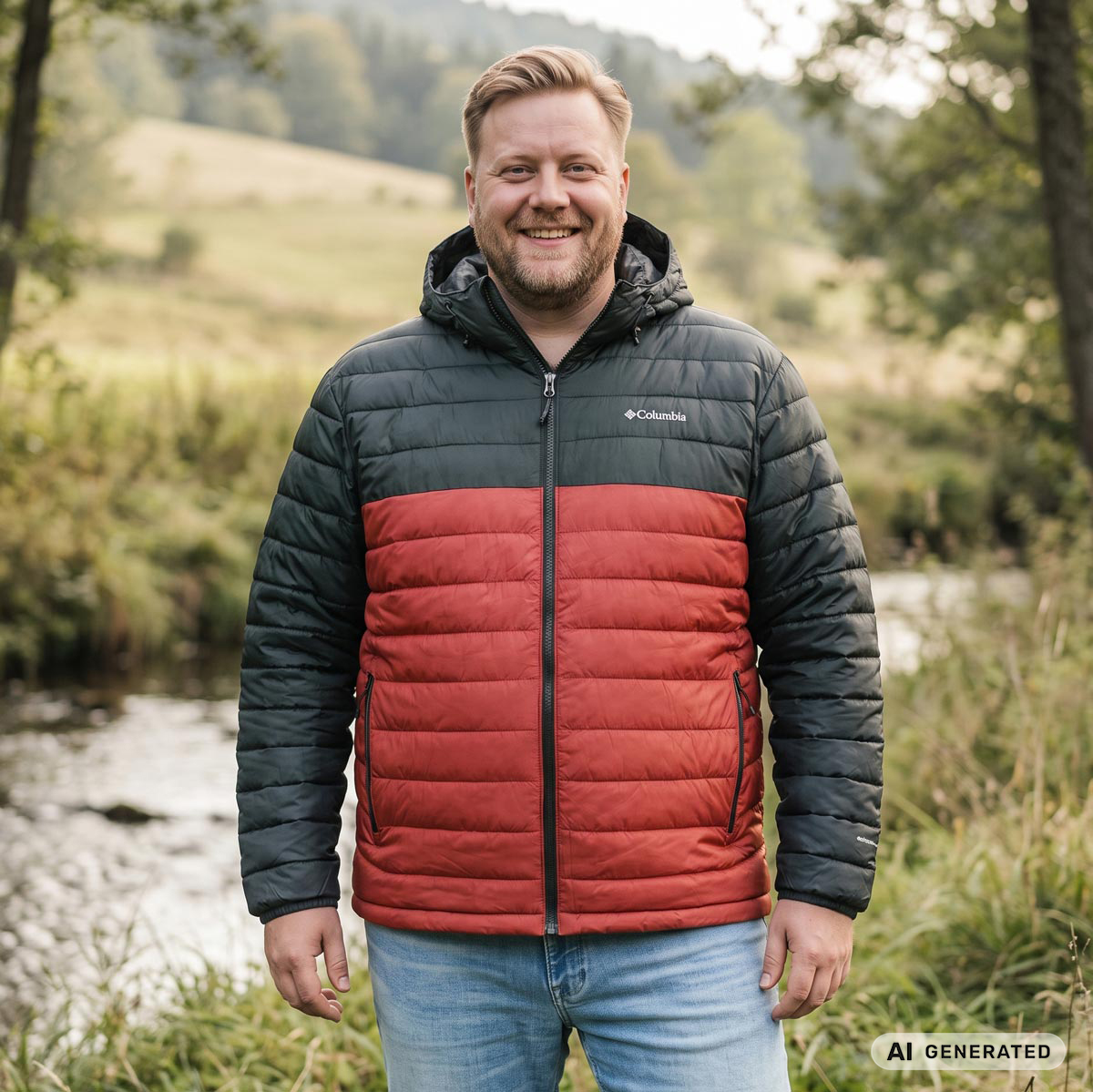 Columbia Wattierte Steppjacke mit Omni-Heat® Reflective-Futter rot