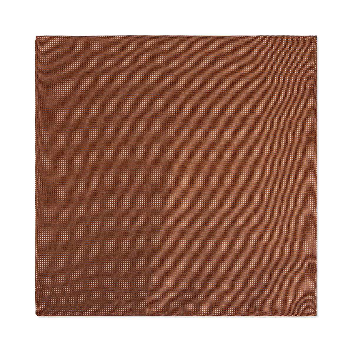 Seidenfalter Einstecktuch aus Seide, gepunktet hellbraun