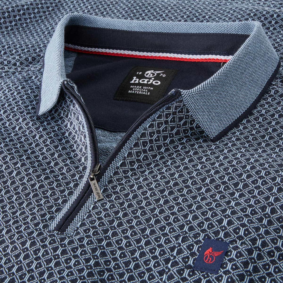 Hajo Poloshirt "Stay Fresh", bügelfrei marine