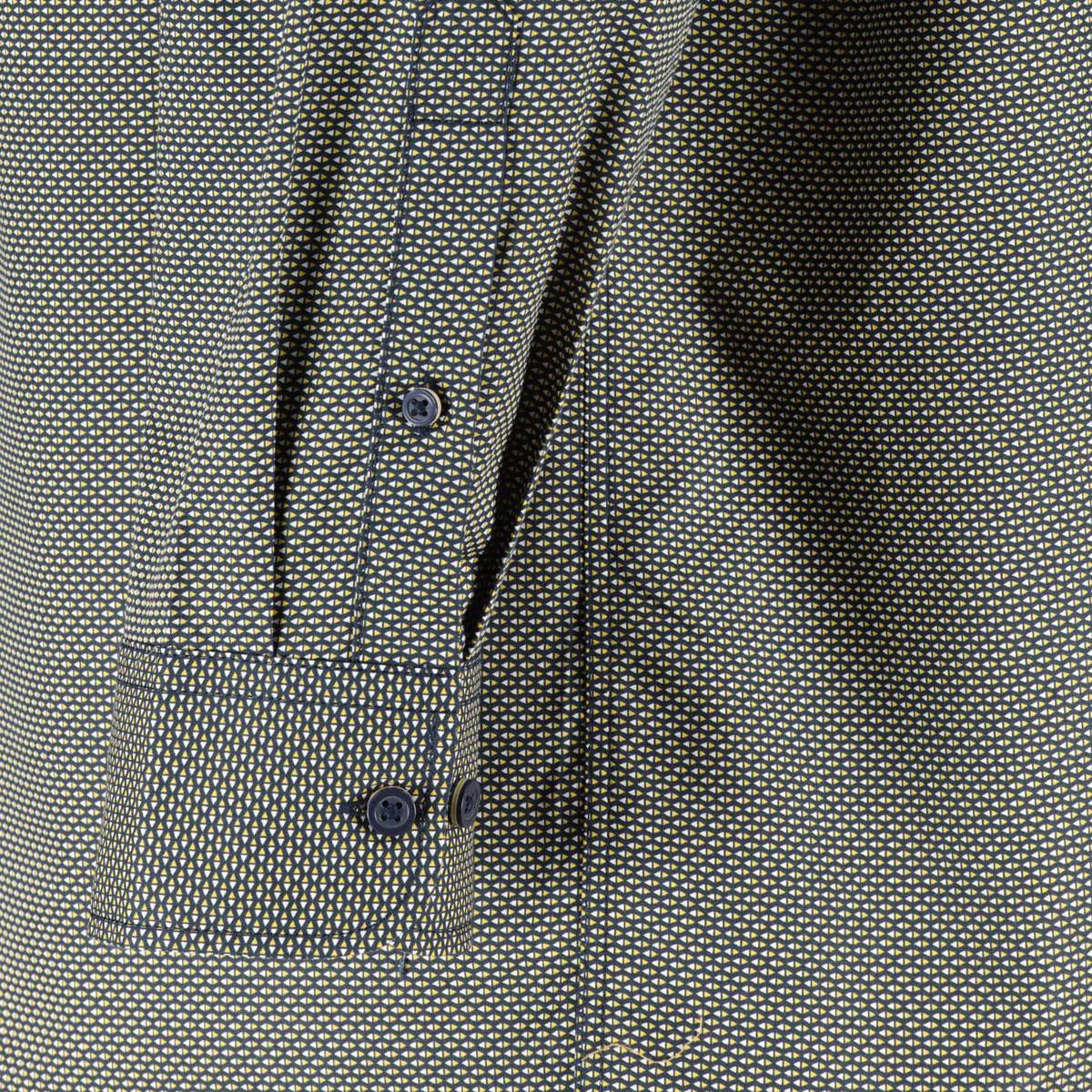 CASA MODA Freizeithemd aus Baumwolle blau