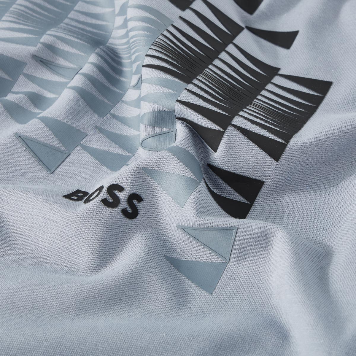 BOSS T-Shirt mit Stretch dunkelgrau