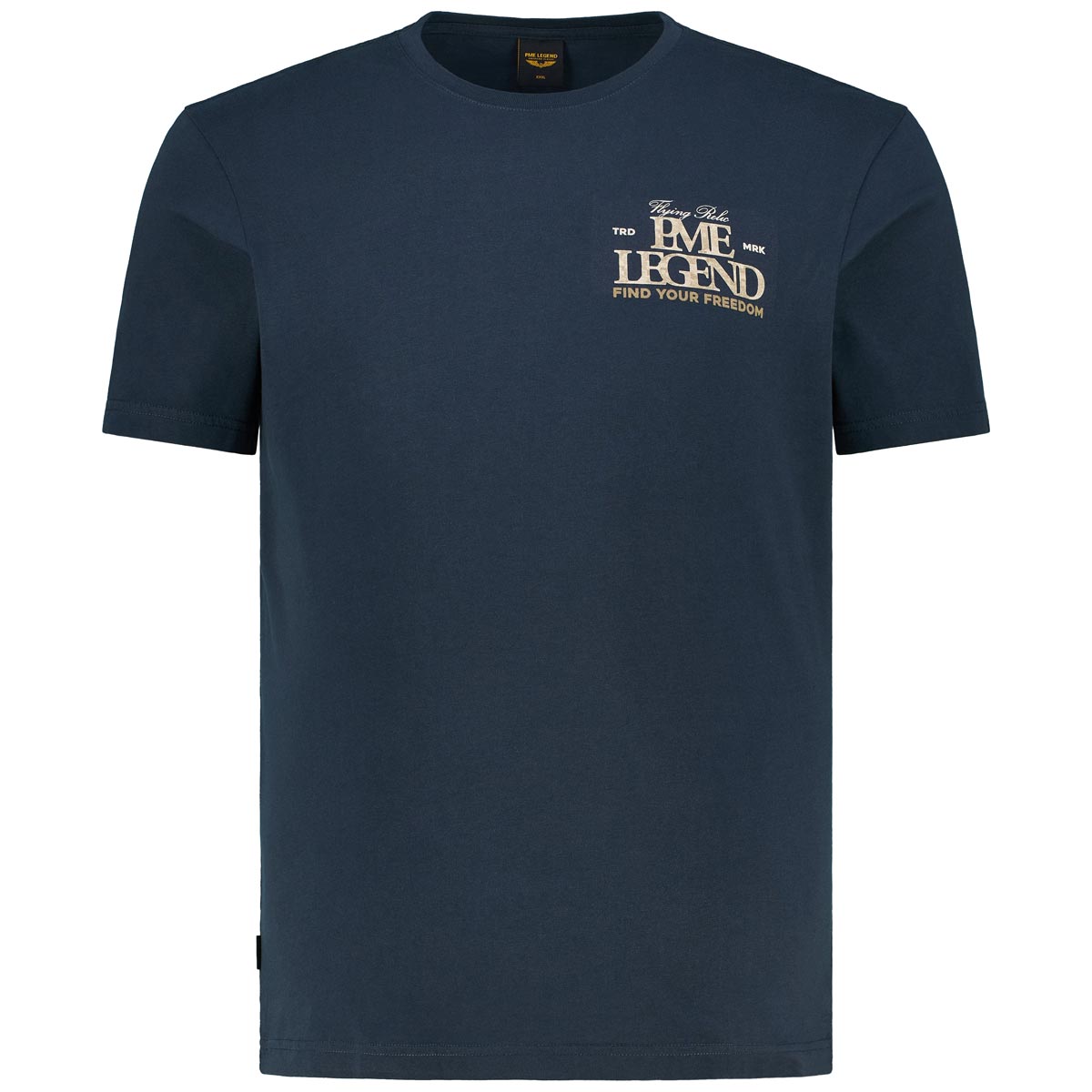 T-Shirt mit Label-Print