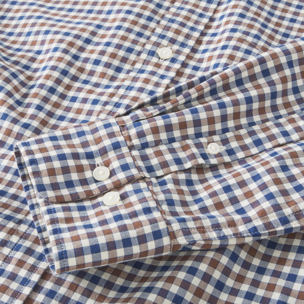 Gant Freizeithemd aus Baumwolle braun