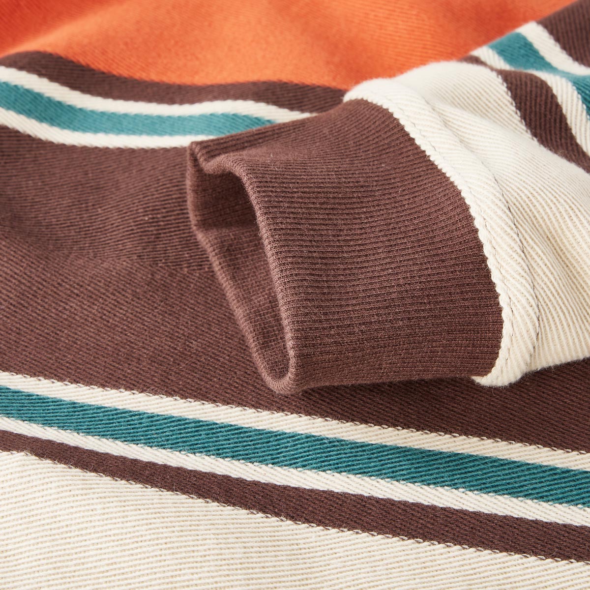 Hajo Polo-Sweatshirt mit Stay Fresh braun