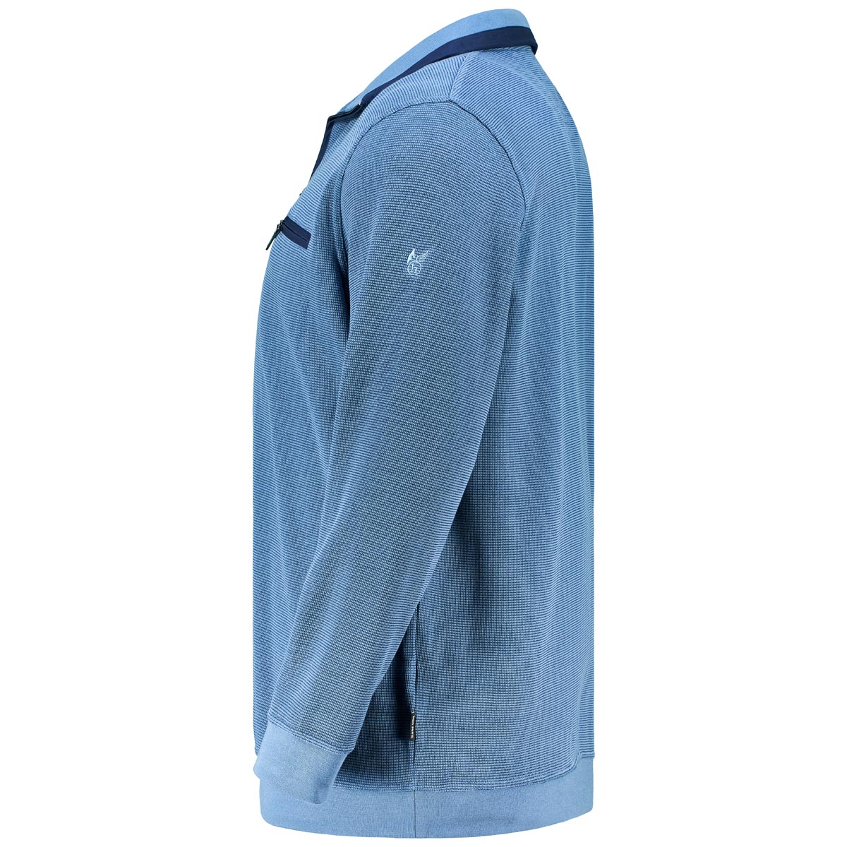 Hajo Sweatshirt "Stay Fresh", bügelfrei jeansblau
