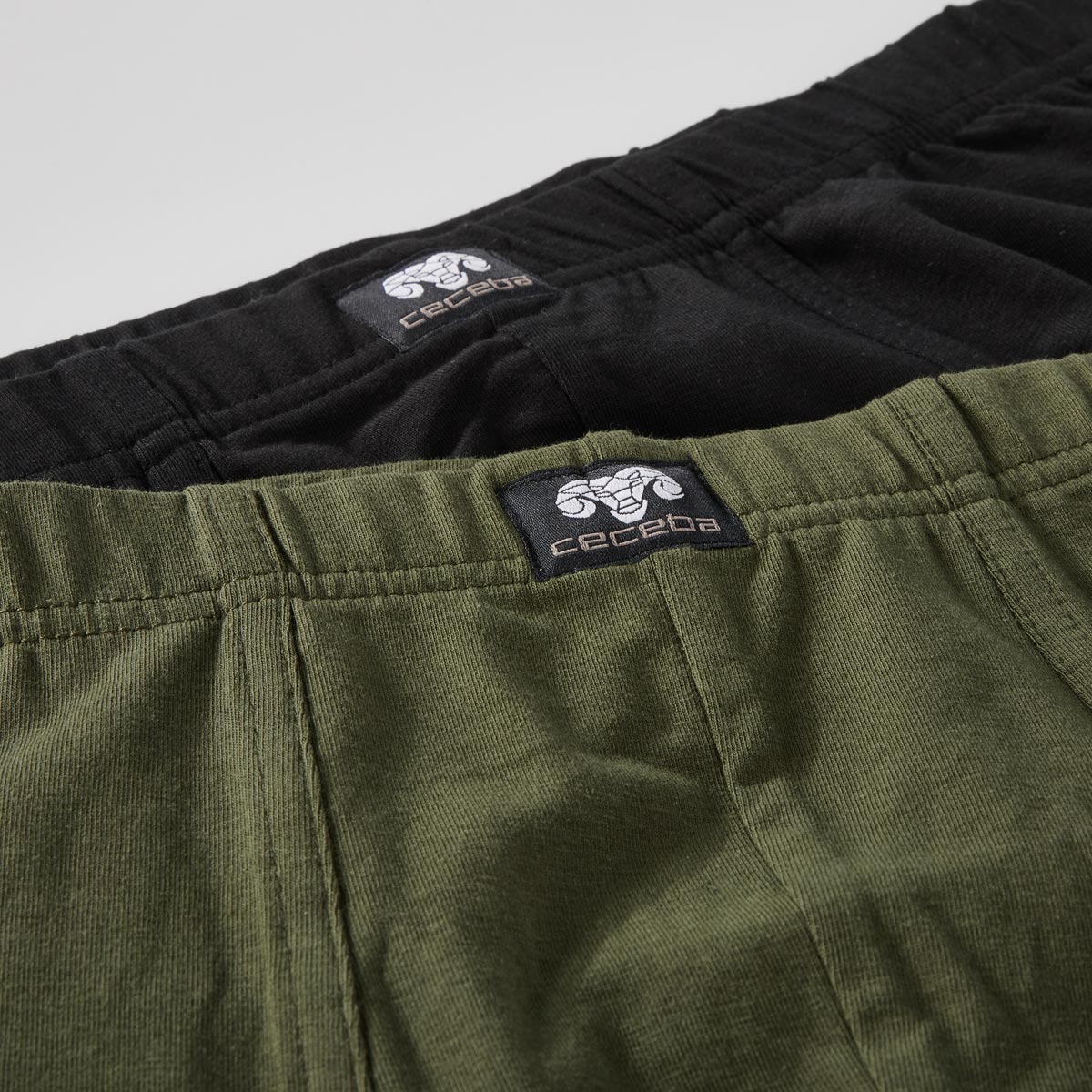 Ceceba Pants mit Elasthan im Doppelpack grün