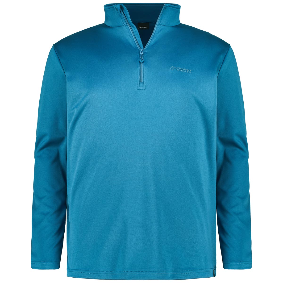 Maier Sports Funktionsshirt mit Stehkragen Farbe mittelblau Größe: 66 günstig online kaufen