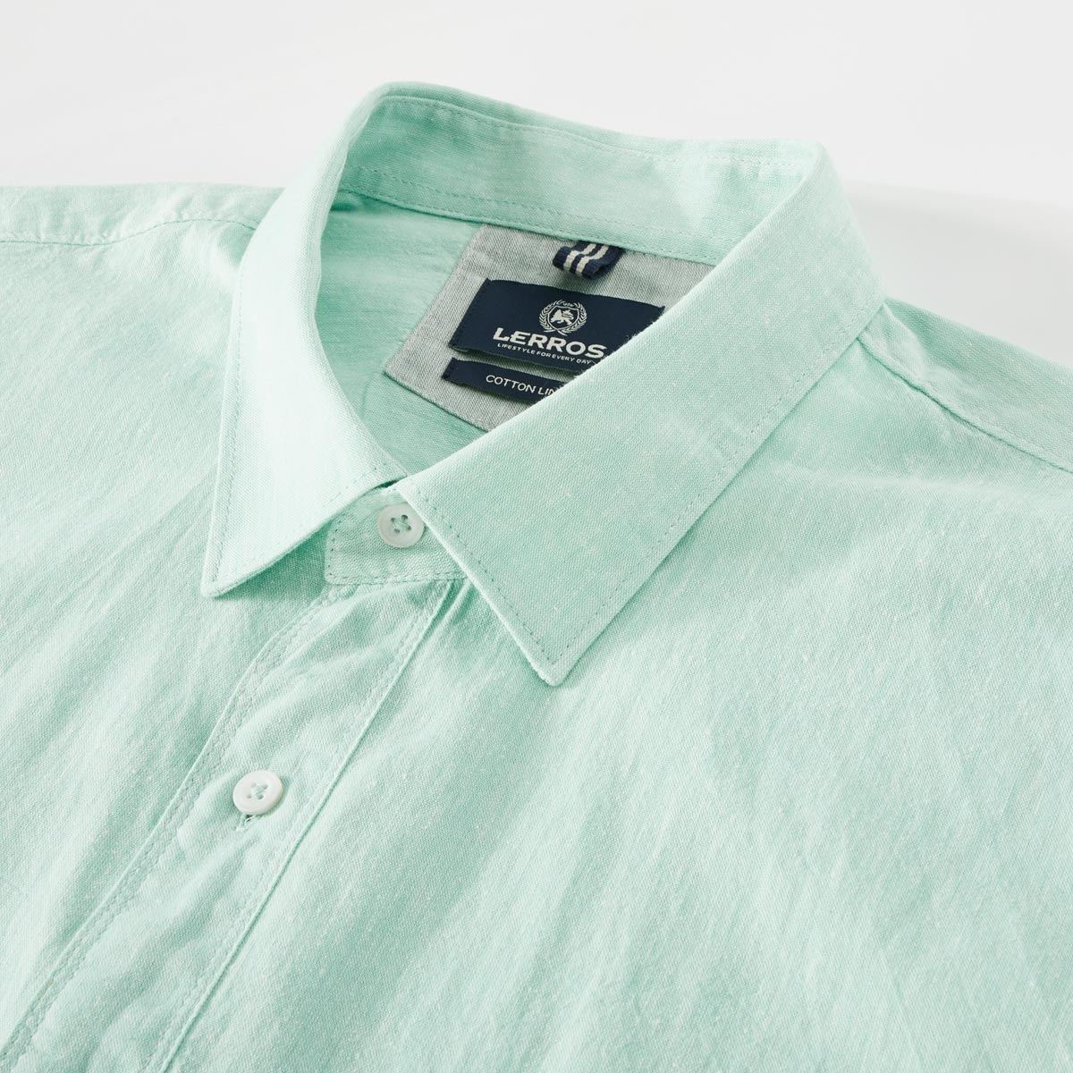 Lerros Freizeithemd mit Leinen mint